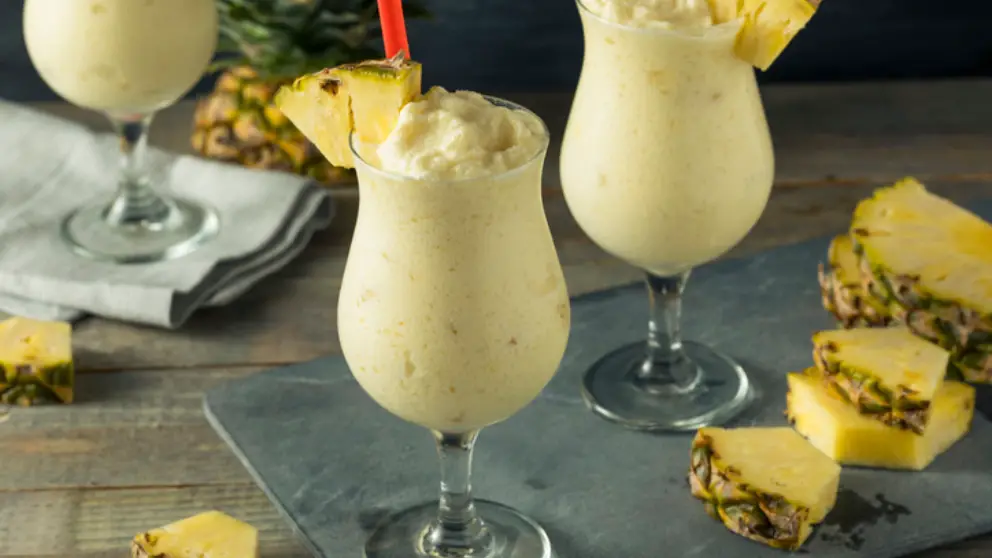 Batido Diurético de Piña y Coco